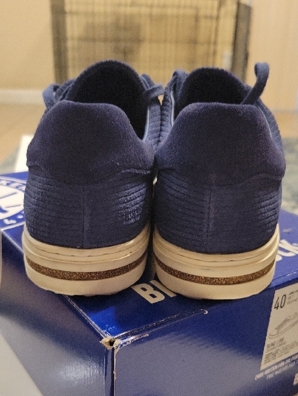 Birkenstock Bend Low Corduroy Indigo - Picture 3 of 5